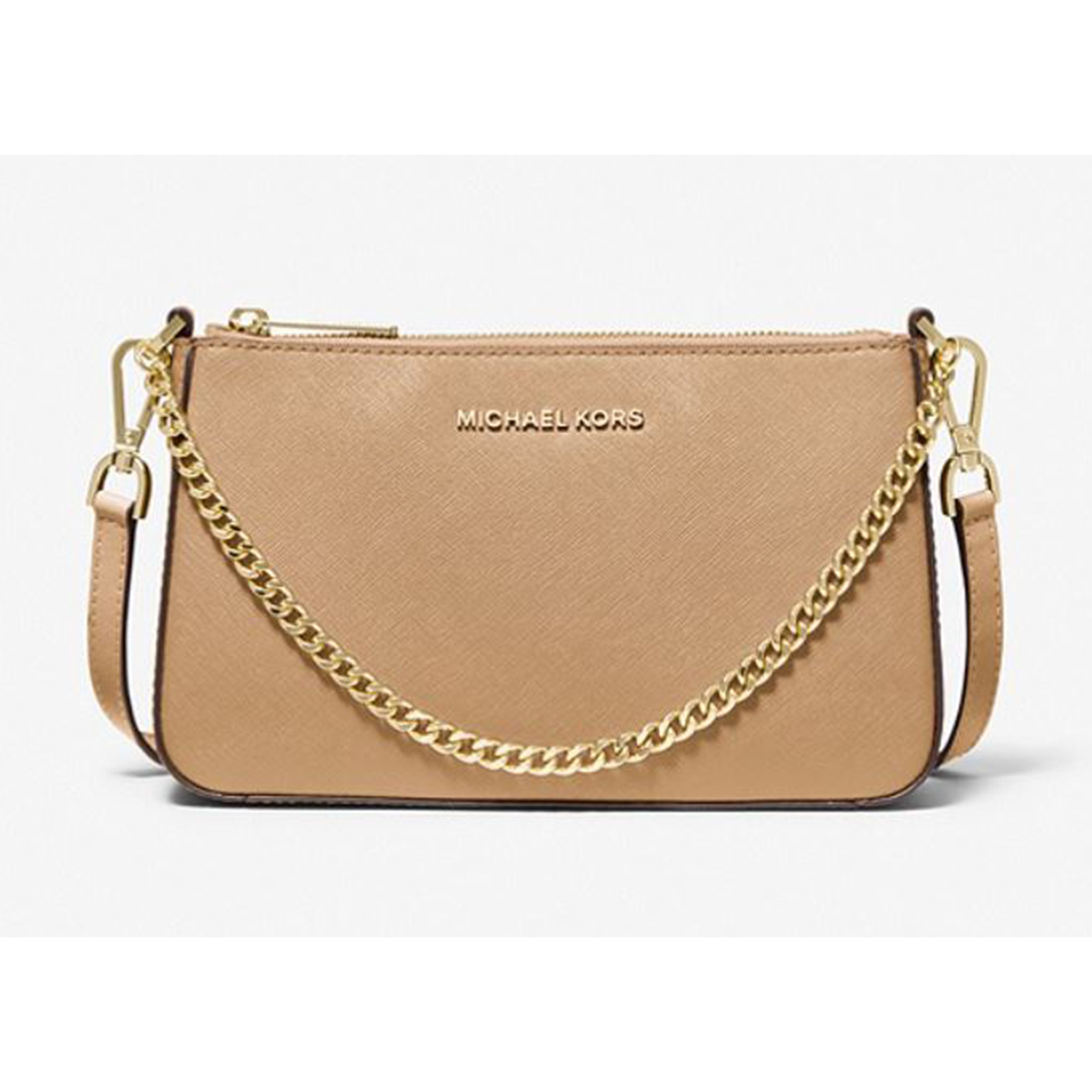 Michael Kors Jet Set Travel Medium Pouchette Crossbody Bag in