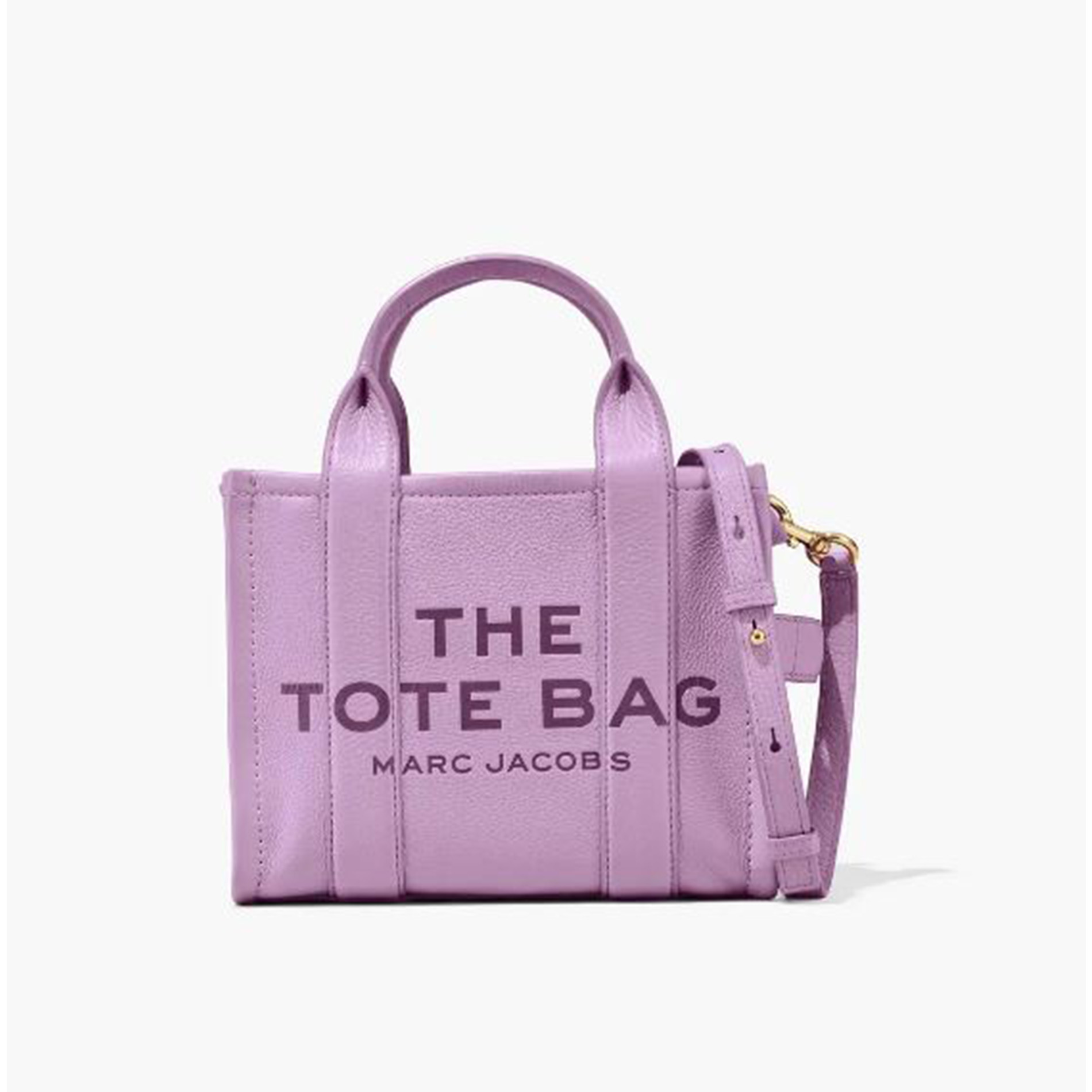 Marc Jacobs The Leather Small Tote Bag Regal Orchid H009L01SP21