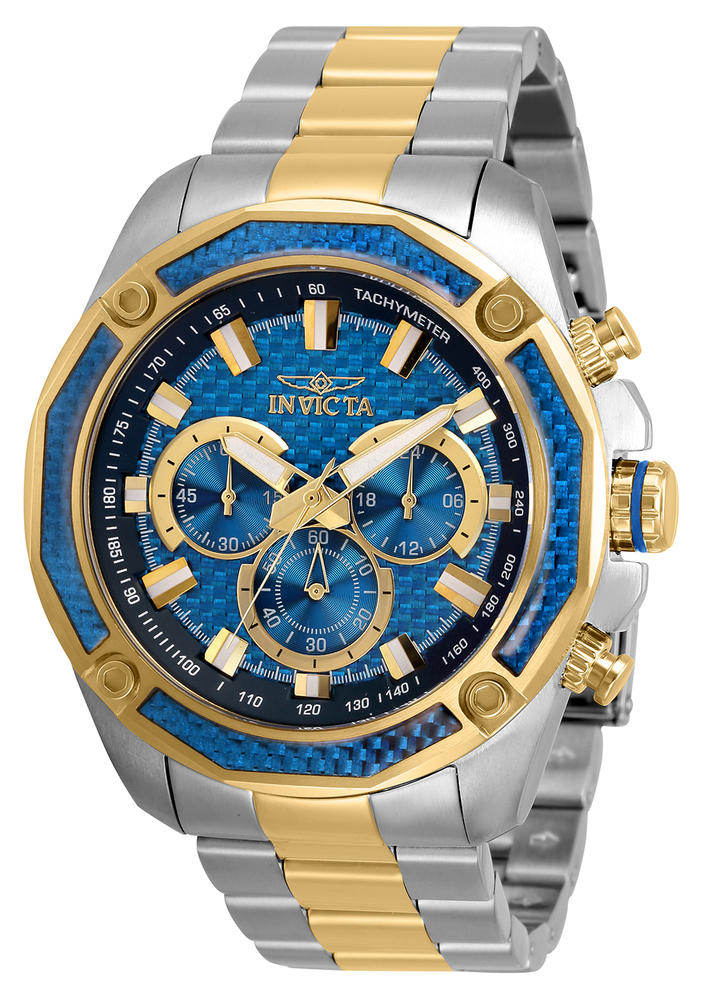 Invicta Men's 30757 Aviator Quartz Multifunction Blue Dial Watch