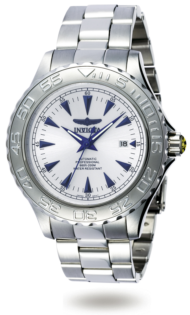 Invicta Men's 2299 Pro Diver Automatic Silver 3 Hand Dial Watch